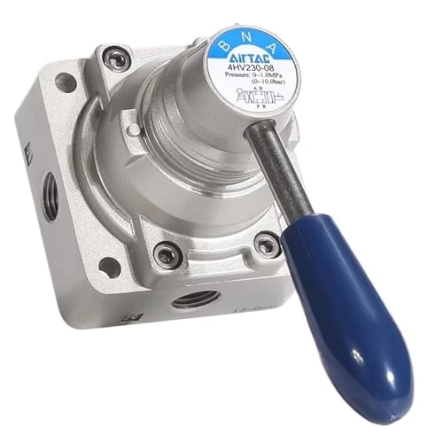 Vanne rotative manuelle 4HV310-10 type de base 4/3 voies pour commande pneumatique - 3