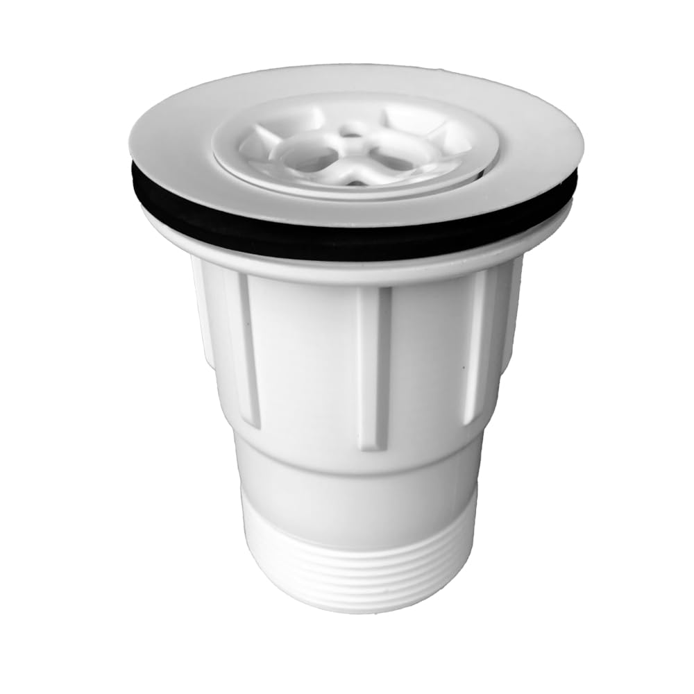 Ti'Pi – Orinal sin agua integrado con kit válvula de paracaídas y manguito derecho – Polietileno – Blanco, Negro, Rojo, Verde, Azul, Rojo, Naranja, Amarillo (Negro)