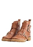 Kleine Nieten am Absatz DreiMaster Biker Boots Damen 55311621 Hellbraun, 37