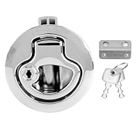 Marine Boot Lukenverriegelung Sicherheitsschloss, Marine Boot Lukenverriegelung Korrosionsschutz RV-Sicherheitsschloss mit Schlüsseln