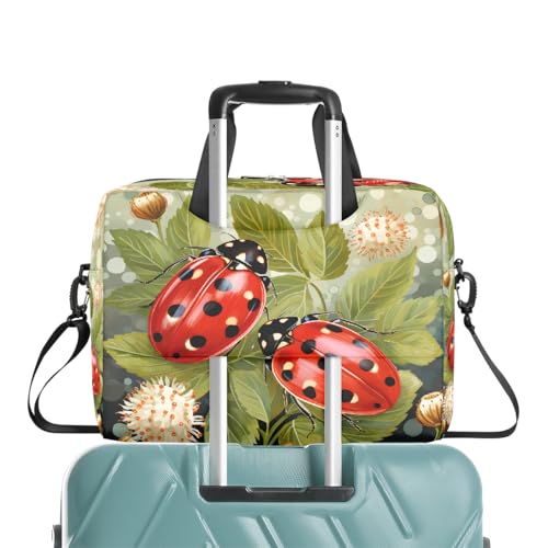 Bolso para portátil 15.6-16 Pulgadas Rojo con diseño floral miniatura 7
