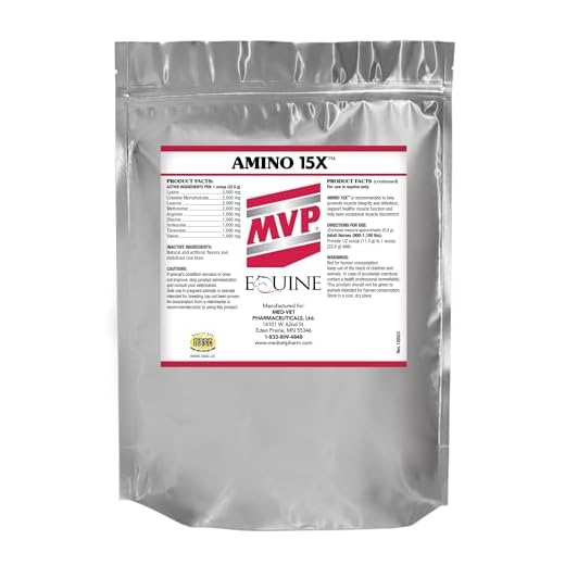 Amino 15X (3 lb) -Supports Healthy Muscle Function, Development and Repair in Horses