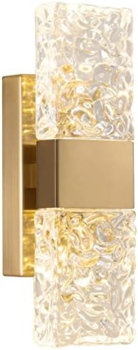 Nordic Crystal Wall Light - Modern Golden LED Wall Sconces Lamp, for Living Room Bedroom Kitchen Corridor Indoor Lighting