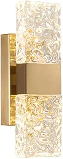 Nordic Crystal Wall Light - Modern Golden LED Wall Sconces Lamp, for Living Room Bedroom Kitchen Corridor Indoor Lighting