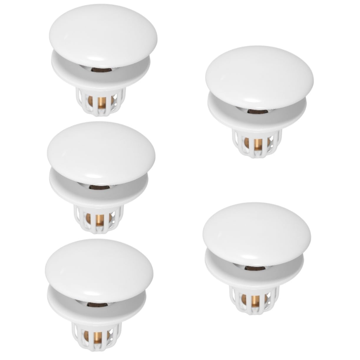 Gadpiparty 5piezas Tapón De Desagüe De Núcleo para Lavabo Filtro Antibloqueo y Prevención De Olores Accesorio para Baño y Cocina