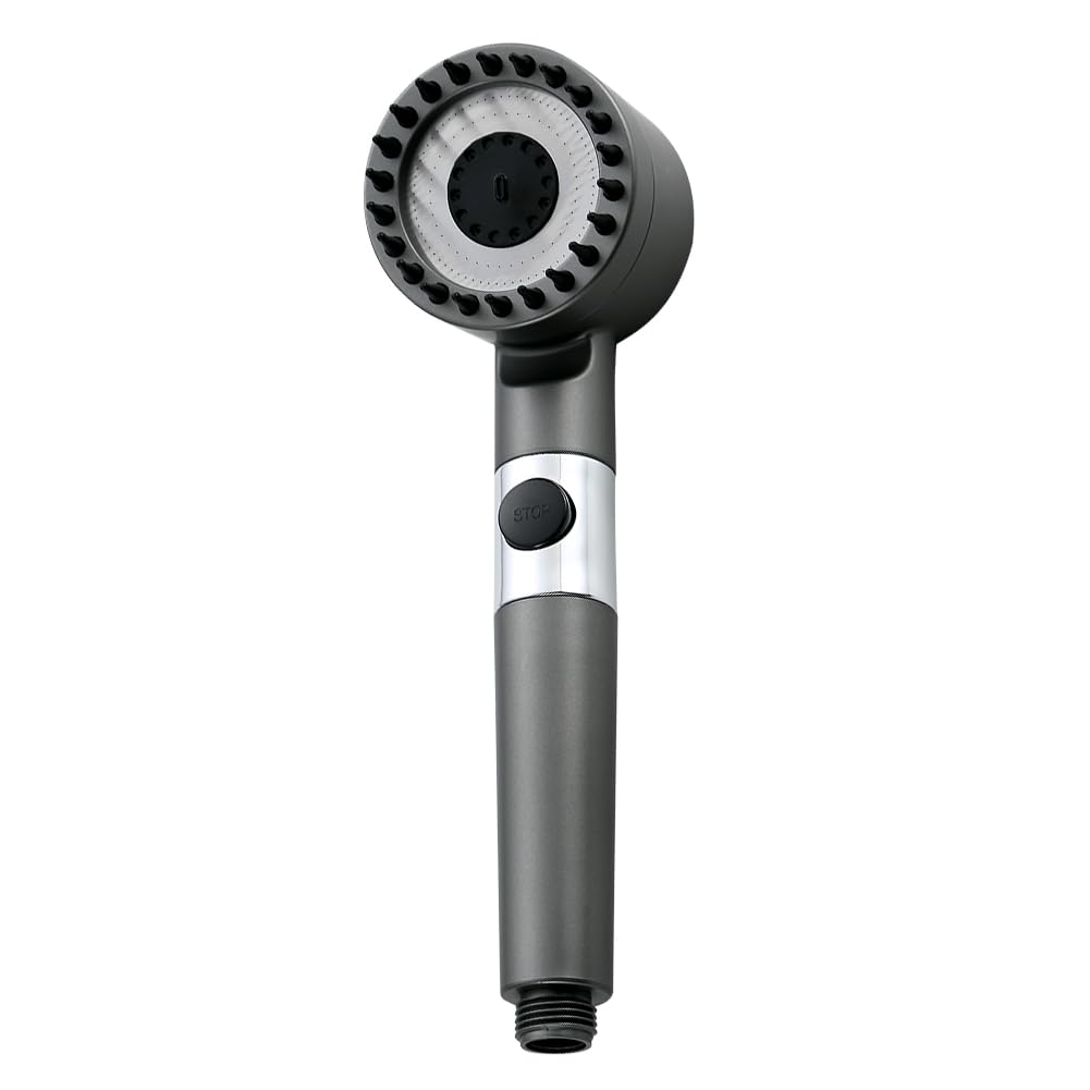Drivse Showerhead, Drivse Iondrops Showerhead with Filters for Hard Water, Less Water Up to 40%,Handheld High Pressure Power Shower Head (A Shower Head)