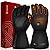 HOZMOZ Heated Gloves for Men Women Rechargeable, 3000mAh Battery Powered Heated Ski Gloves Touchscreen, Waterproof Electric Heated Gloves for Winter Snowboarding Skating Working, Gifting Package