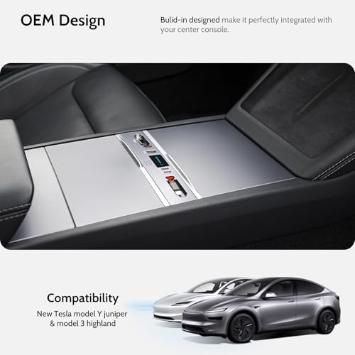 Accessoires Tesla Model 3 Highland avec hub USB double type C 132W max - 4