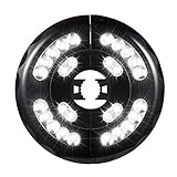 OYOCO Patio Umbrella Light 3 Brightness Modes Cordless 24 LED Lights at 200 lumens-3AA Battery Operated,Umbrella Pole Light for Patio Umbrellas,Camping Tents or Outdoor Use(Cool White 24leds)