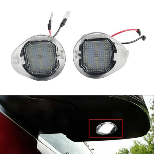 Luz de charco lateral blanca para Jeep Cherokee 14-20 1 par miniatura 3