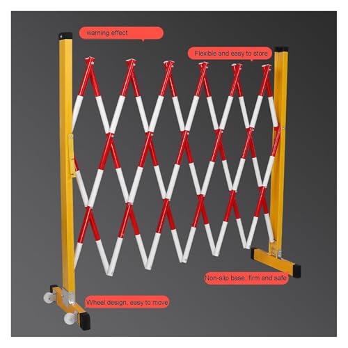 Barrière de sécurité rétractable pour allée pour stopper les animaux fugueurs - 3