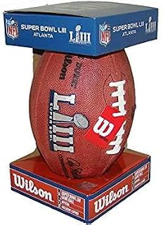 Super Bowl LIII (53) Official Game Model Football with team names as used in the Super Bowl