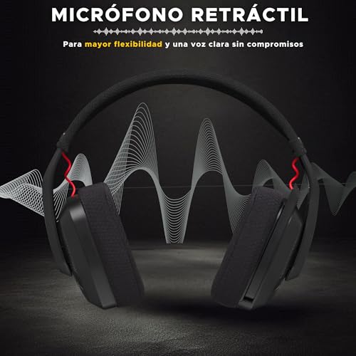 The G-Lab - Korp Platinium - Cuffie gaming wireless Tripla Modalità: Bluetooth, 2.4GHz e cablato. - Cuffie PS5 /PS4/PC/Androïd/IOS - Audio Stereo di Alta Qualità, Bassa Latenza, Durata 45h – Nuovo - Cuffia gaming - Immagine 6