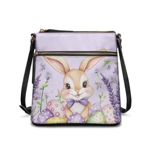 Image of Leather Purses for Women, Leather Hobo Bags for Women Travel Sling Purse Triple Zippered Pockets Shoulder Bag