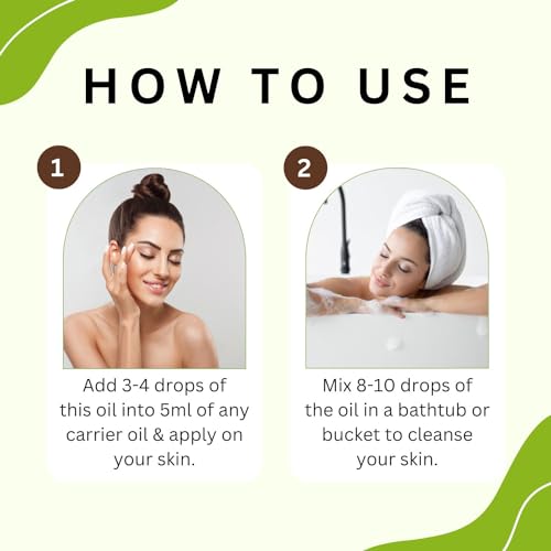 Image of Aroma Treasures Marjoram Essential Oil | 100% Pure & Natural Theraputic Essential oil for healthy Skin, body, Aromatherapy - 10ml