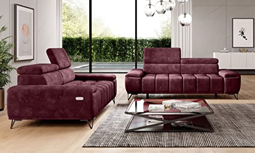 All4All Sofagarnitur 3+2 Polstergarnitur Wohnzimmerset 2-sitzer 3-sitzer...