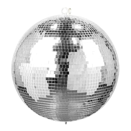 Fuzzix MB40 Boule à Facettes 40 cm - avec Anneaux de Fixation, Boule à suspendre, Légère,...