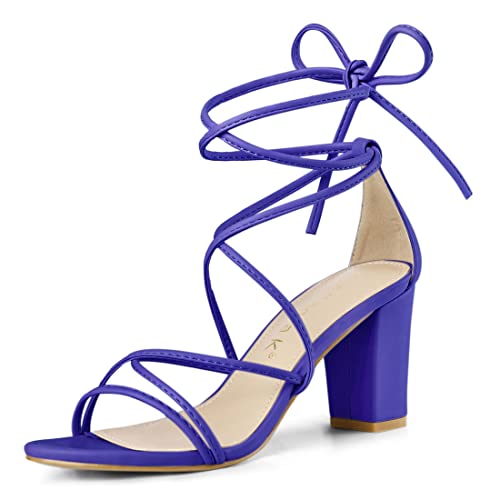 Sandales à lacets femme noir foncé 37 - Chaussures d'été élégantes
