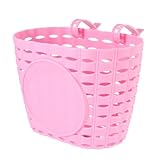 Cesta para bicicleta de : diseño de correa, fácil de colocar en el manillar delantero sin herramientas, cestas de bicicleta para bicicletas de