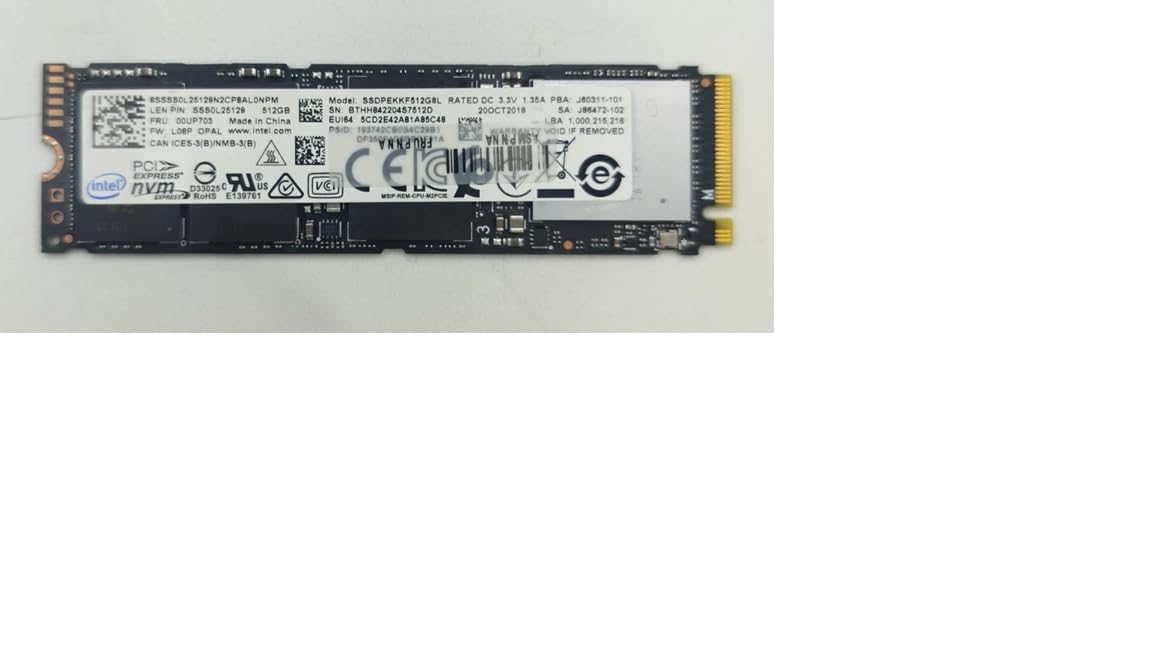 NVME 512 GB Solid State Drives - Various Brands - Refurbished - Tested