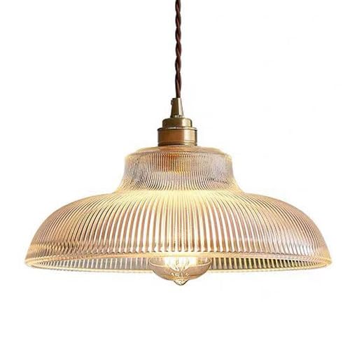 Luminaire îlot de cuisine en verre et style industriel moderne à source E27