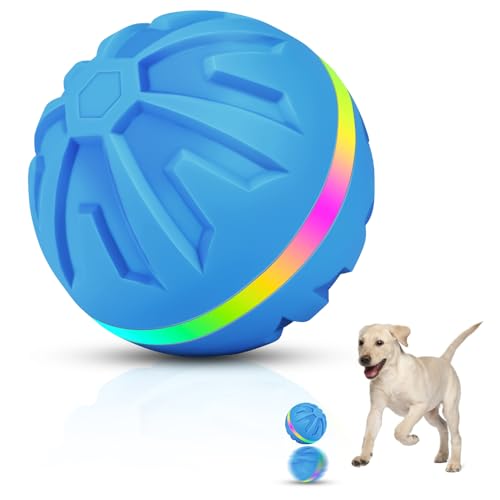 Happy Tails Cocoblue Bird Ball Hundespielzeug – Mit Quietscher, Für Mittelgroße/große Hunde, Robust & Kausicher