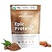 Sprout Living Epic Protein Powder, Chocolate Maca Flavor, Organic Plant Protein, Gluten Free, No Additives, 19 Grams Clean Vegan Protein (1 pound,13 servings)