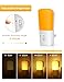 LOHAS Amber Night Light, Dimmable Plug in Yellow Night Light with Dusk to Dawn Sensor, Kids Night Lights for Bedroom, 5-80LM Suit for Nursery, Hallway, Stairway,Bedroom, Bathroom, 2Pack