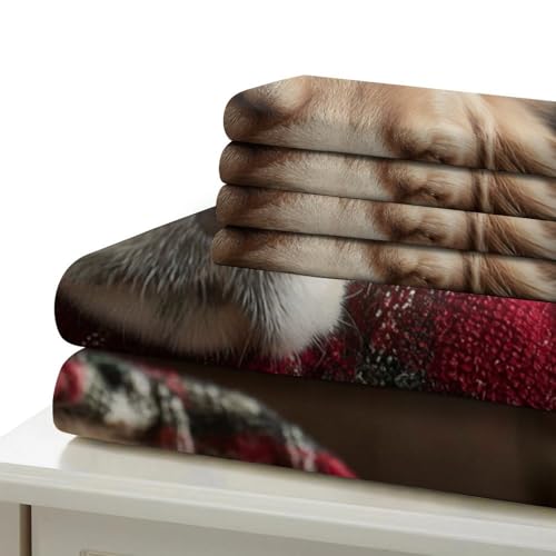 Parure de lit hypoallergénique microfibre chat pour sommeil sensible - 7