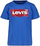 T-SHIRT LEVIS mezza manica bianca in puro cotone con logo batwing Levi's stampato sul petto