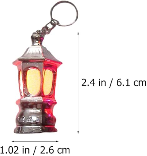 Miniatura 7 de Uonlytech 40 unidades de mini llavero linternas LED bolsillo Ramadán linterna llavero llavero lámpara de juguete Islam Eid regalo para bolsa, bolso,
