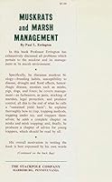 muskrats and marsh management B000K5P2P8 Book Cover