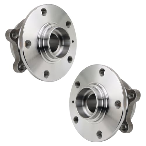 Image of TRQ Front Left and Right Wheel Bearing and Hub Assembly Set 2 Piece Compatible with 2018-2021 Volkswagen Atlas 2020-2021 Atlas Cross Sport