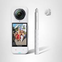 Insta360 X5 Auf Geht's-Bundle Satinweiß - wasserdichte 8K 360°-Kamera, Führend bei wenig Licht, Unsichtbarer Selfie-Stick-Effekt, robuste auswechselbare Linsen, 3 h Akku, Integr. Windschutz – Ansicht 9
