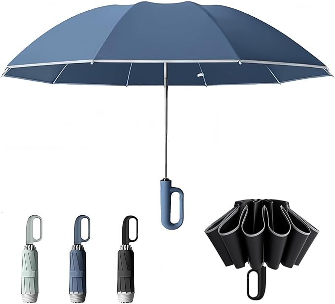 OWLKELA 折りたたみ傘 紺色