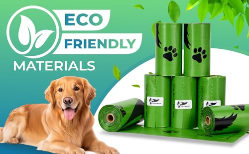 Image of Biodegradable Poop Bags- Extra Thick, Leak-Proof, Lavender-Scented Compostable for Perfect Pet Waste Disposal | 270-Count Heavy Duty Pet Cleanup Bags