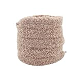 XIANMY Cordones de Felpa para Zapatos Planos y esponjosos de 1,5 cm, Cordones de Repuesto para Zapatillas Deportivas, Zapatos Casuales, Botas de 60 cm, Color Caqui