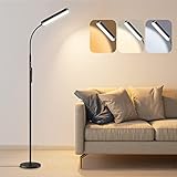 kugellampe bodenlampe Stufenlose Dimmbare: Dimmbar Farbtemperatur & Helligkeit: Mit dieser Stehlampe können Sie die Helligkeit stufenlos einstellen und zwischen drei Farbtemperaturen wählen: kaltes Weiß, warmes Weiß und neutrales Weiß. Diese Funktion ist ideal für verschiedene Anlässe, wie z.B. Lesen, Arbeiten, Entspannen oder als Nachtlicht. Sie können die Helligkeit und Farbtemperatur der Lampe je nach Bedarf anpassen und eine angenehme Atmosphäre im Raum schaffen.