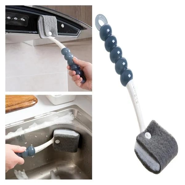 Image of Bathroom Brush Grout Brush, Scrubbing Brush, Dishwashing Brush, Sink Cleaning Brush, Sponge Brush Wash Basin, Sink Cleaning Brush (1Pcs)