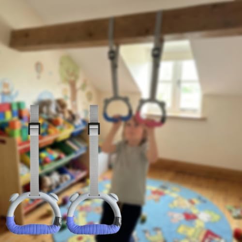 Anillas de gimnasia ajustables para entrenamiento fitness miniatura 6
