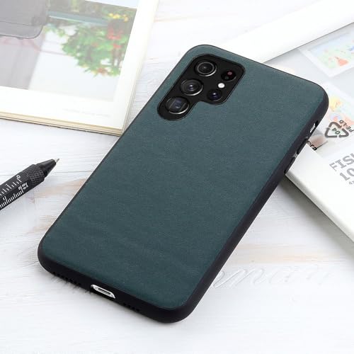 Coque Samsung Galaxy S22 Ultra cuir véritable fin antichoc rigide