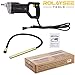 Handheld Concrete Vibrating Tool, 1500W Electric Concrete Vibrator with 6.6ft Shaft Rod, 14400VPM Portable Pencil Cement Vibrarator Remove Air Bubble and Mix Concrete, ROLAYSEE TOOLS