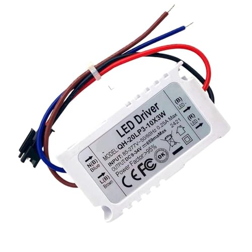 Driver LED 24W transformateur courant constant 650MA pour lampe et spot
