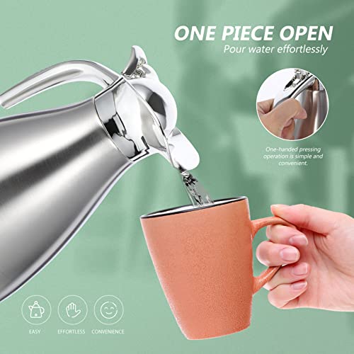 Café ou vácuo isolado a quente escritório e individual - bebidas térmicas leite doméstico funcional