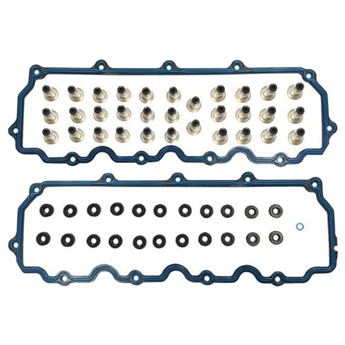 Image of Partsflow Head Gasket Set W / 20mm Alignment Dowels Compatible With Ford E-350 Club Wagon, E-350 E-450 Super Duty, Excursion, F-250 F-350 F-450 F-550 Super Duty 6.0L V8 (32 VALVE) VIN inchP inch