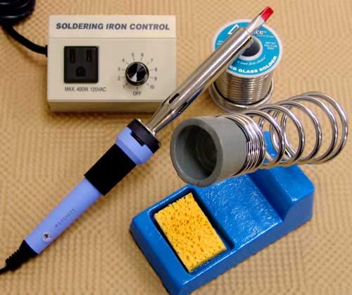 Soldering KIT Includes Iron Rheostat Stand Solder Studio Quality