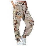 Design: Die moderne Freizeithose ist im angesagten Basic Design. Diese locker sitzende Hose ist bequem geschnitten. Hose für Damen, Elastischer Bund Mit Kordelzug, Einfarbig, Loose fit, sehr lässig und sportlich.