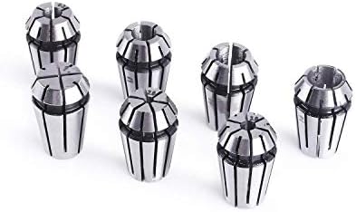 SainSmart Genmitsu 7Pcs ER11 Spring Collet Set for CNC Engraving Milling Lathe Tool 1.0mm-7.0mm