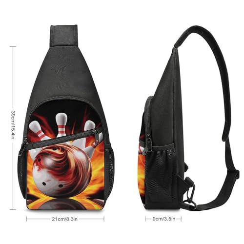Morrales Sling Bolsa para Bolos para Senderismo Casual miniatura 2