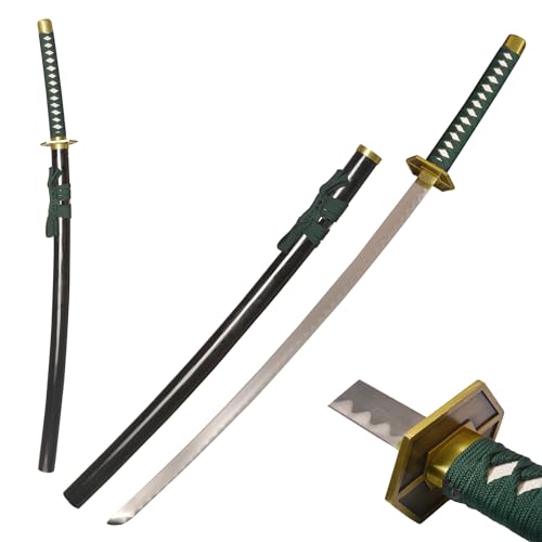 COSWOR 40.5 Carbon Steel Sosuke Aizen Katana Kyoka Suigetsu Samurai Sword for Performance Props Cosplay